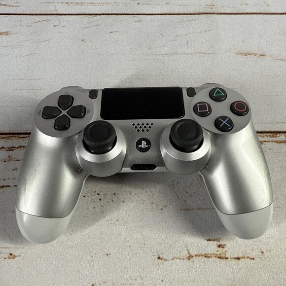 Sony PlayStation 4 PS4 DualShock 4 Wireless Controller Silver White CUH-ZCT2U